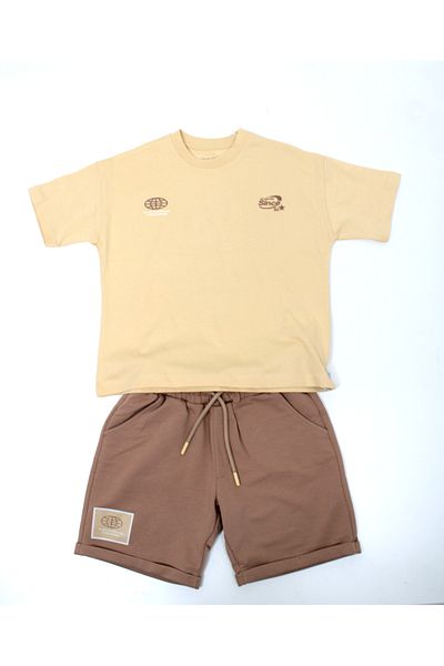 Breeze Jack Lions Boy's Combed Cotton Shorts Suit Jac-1833