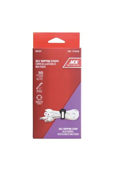 ACE Self-Gripping Strap with Tag Pack (30 x 2 cm, 10 Pc.)