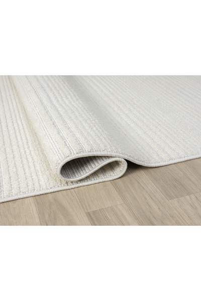 Mariesse Home Step Serisi Naturel Bukleli Yumuşak Dokulu Iskandinav Dokuma Halı