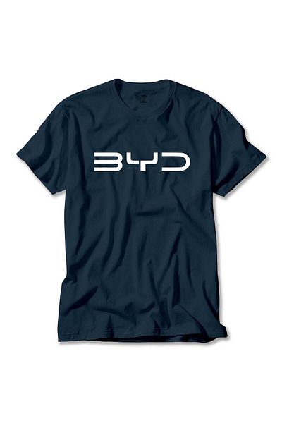 Z zepplin Μπλουζάκι με λογότυπο BYD Λευκό Navy Blue