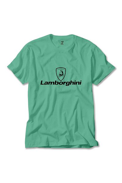 Z zepplin Πράσινο μπλουζάκι με λογότυπο Lamborghini