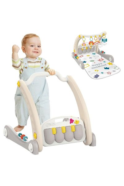 Smart Vibe Antemergator si Salteluta cu Activitati 2in1 Multifunctional KiddySmart Indiggo®