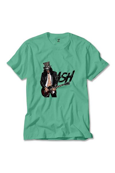 Z zepplin Πράσινο μπλουζάκι με λογότυπο Slash Silhouette