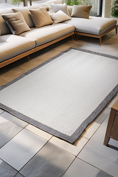 akbel halı & yatak exclusive home design Siesta 1504 Beyaz Sisal Jüt Halı Mod...