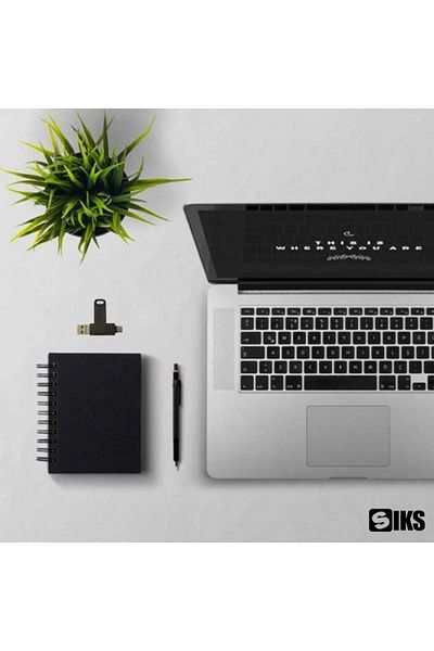 SIKS Metal Memory Stick 4 In 1, Capacity 256 Gb, With Usb 3.0, Type-c, Usb C And Lightning