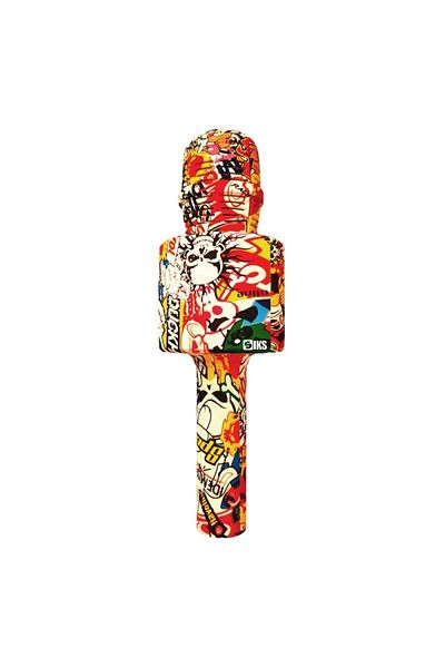 SIKS Wireless Karaoke Microphone SIKS, LY100, M3, For Children, Grafitti Model, USB