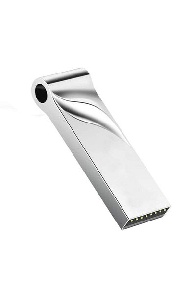 SIKS USB stick, Stainless steel, Memory 16GB, USB 3.1, Silver
