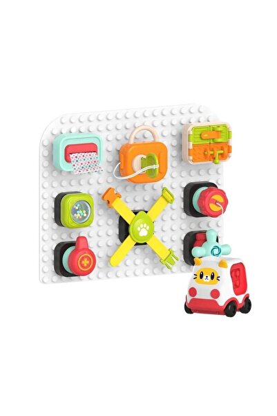 Smart Vibe CreativeBoard Indiggo® Musical Activity Board, Compatible with LEGO Toys, Car, 10 Melodies, Unlimit
