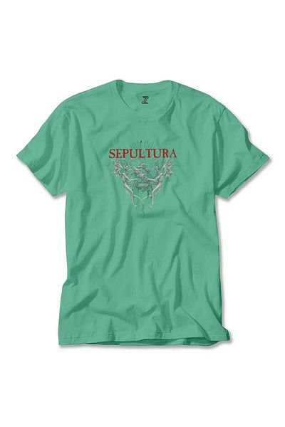 Z zepplin Πράσινο μπλουζάκι Sepultura