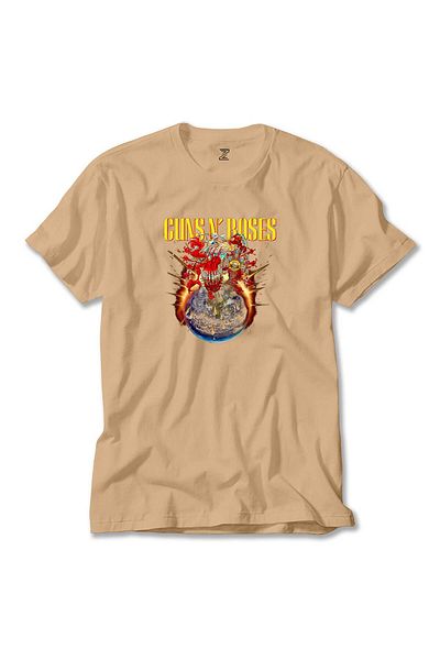 Z zepplin Μπλουζάκι Guns N Roses 2025 Tour Cream