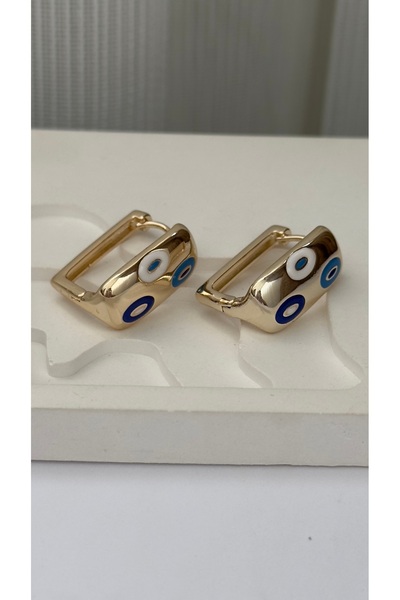 mibrillo Gold Enamel Earrings Summer Earrings