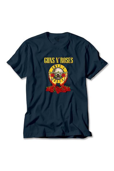 Z zepplin Μπλουζάκι Guns N Roses Hands and Light Navy Blue