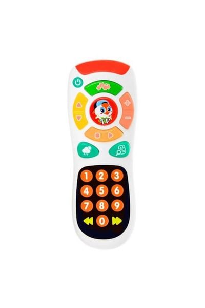 indiggo Interactive Toy Remote Control with Melodies, Numbers in English, Adjustable Volume, Indiggo®, 6 mo