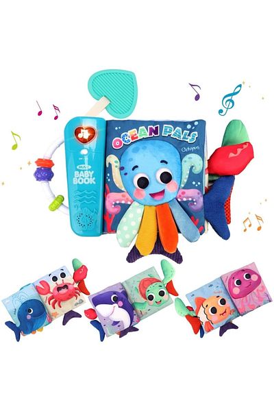indiggo Carte muzicală interactivă pentru bebeluși - Little OceanPals