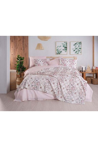 Nevresim Dünyası Duvet World Nazende Double Bed Pique Set