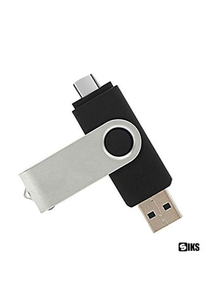 SIKS Memory Stick, 256 Gb, 2 In 1, With Usb 3.0 And Type-c, 360⁰ Rotating, Waterproof
