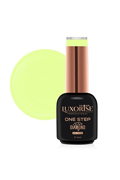 LUXORISE Oja semipermanentă One Step Diamond Frozen Lemon 10ml, LUXORISE