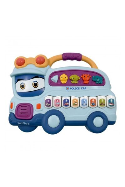 indiggo Διαδραστικό πιάνο για παιδιά, Αστυνομικό αυτοκίνητο