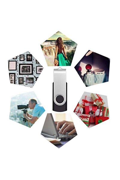 SIKS stick de memorie extern de mare viteză, 4 GB, negru