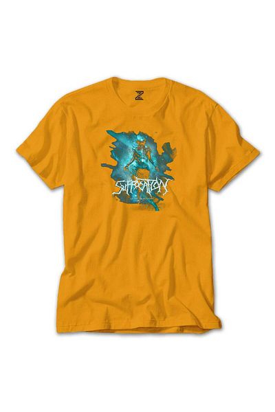 Z zepplin Suffacation Of The Dark Light Κίτρινο T-Shirt
