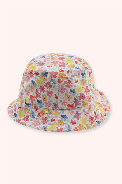 Panço Kız Bebek Kumaş Şapka