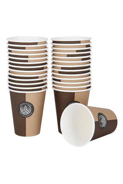 Huhtamaki Cardboard Cup 9 oz 200 ml 50 Pieces