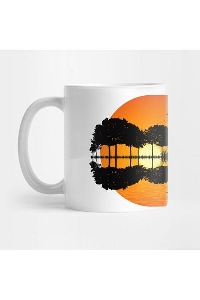 Pixxa Island and Sunset Mug Cup