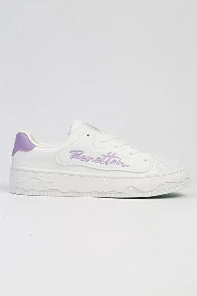 Benetton BNİ-10102 KALIN TABAN KADIN SNEAKERS SPOR  AYAKKABI