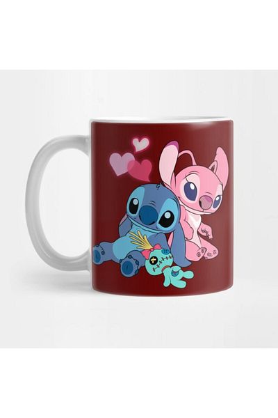 Pixxa Stitch & Angel 2 Mug Cups