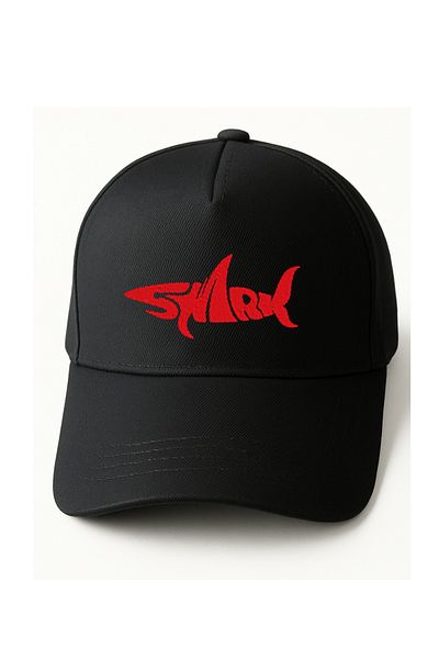 KEYFHOME Black Unisex Sports Hat Summer Cotton Sweatband & Air Holes Embroidered