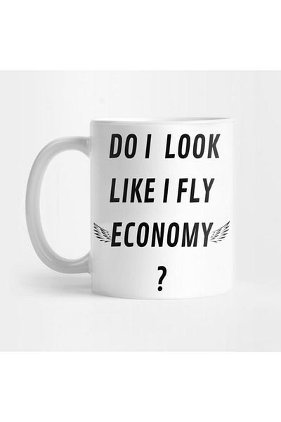Pixxa Do I Stand Like Flying in Economics? Mug Cup
