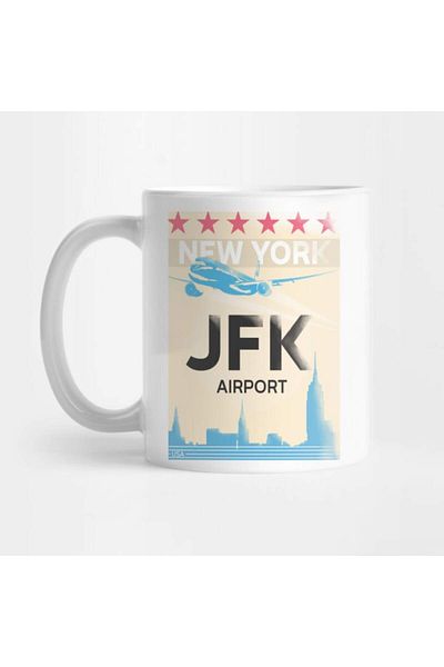 Pixxa Jfk Airport - Travel Love - Traveler Mug