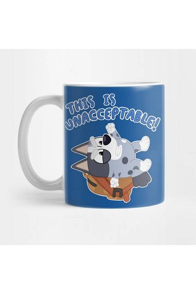 Pixxa This Is Unacceptable! Bluey Mug Cup