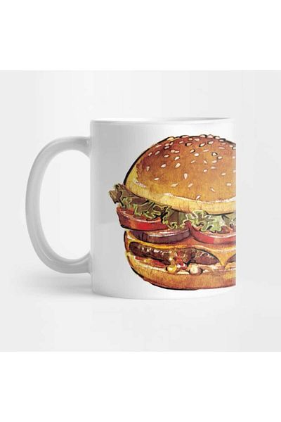 Pixxa Hamburger Love Mug