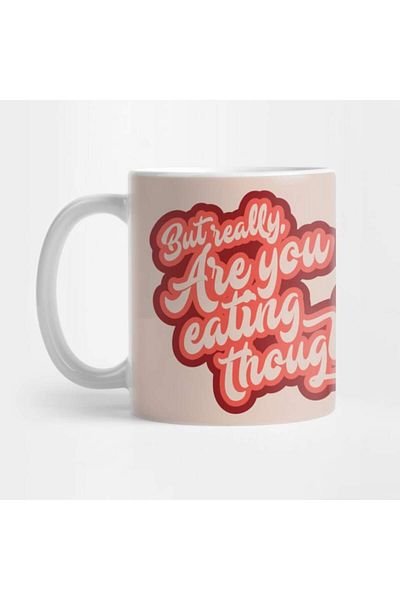 Pixxa Eating Though Mug Cup