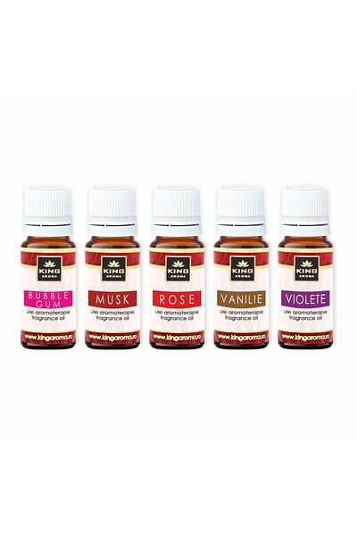 KingAroma Pack of 5 Sweet aromatherapy scented oils, Kingaroma, 10 ml