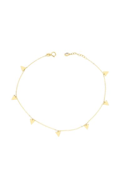 MOHI Fine Jewellery 14k yellow gold anklet