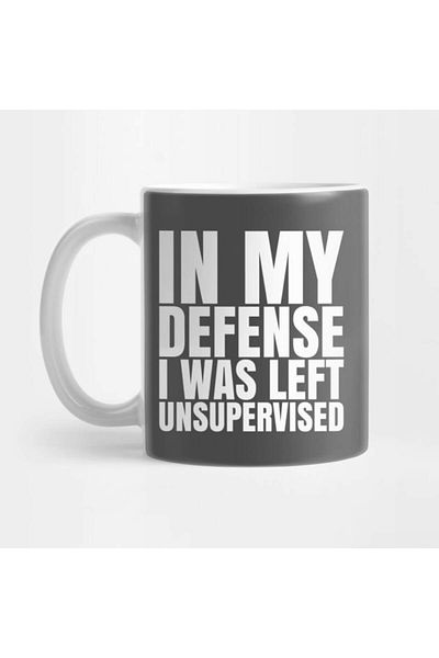 Pixxa I Was Left Unsupervised Mug