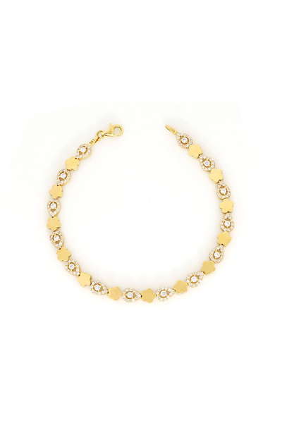 MOHI Fine Jewellery Bratara din aur galben de 14k