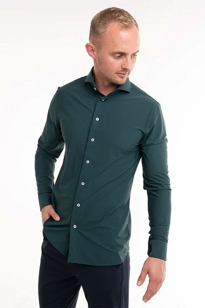 IOS - Innovation of suiting CĂMAȘĂ ELASTICĂ - IOS by Maica - VERDE, XXL