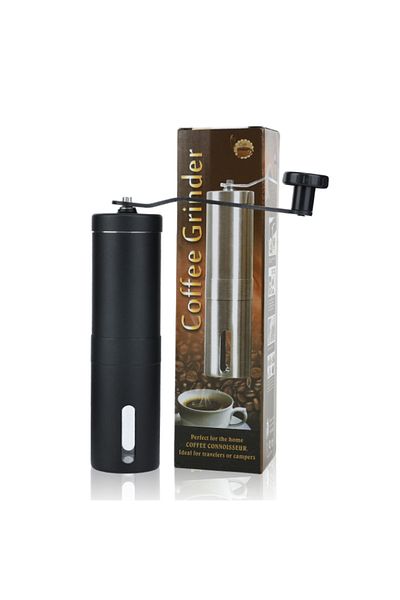 Generic Coffee Grinder - Stainless Steel & Ceramic - Black