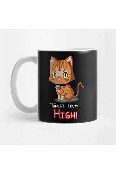 Pixxa Dangerous Cat Mug Cup