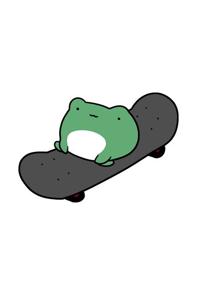 Pixxa Skateboarder Frog Mug