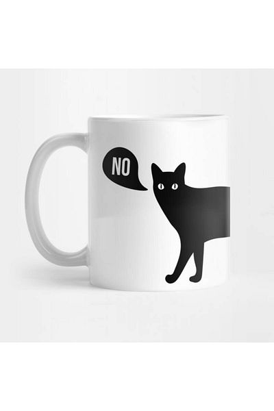 Pixxa Black Cat Mug Cup