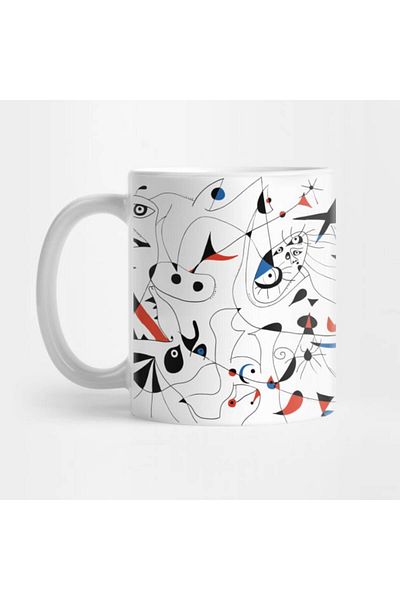 Pixxa Abstract Art Mug Cup