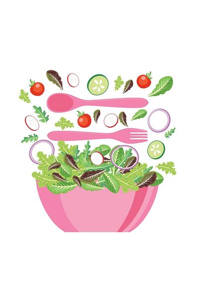 Pixxa Salad Love Mug Cup