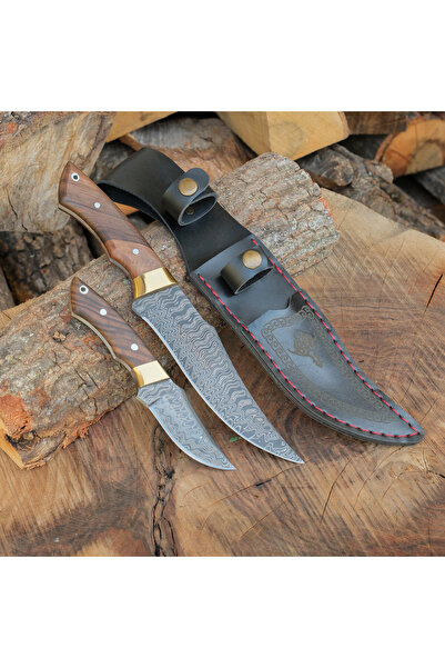 kösemehmet Babalı Oğul Set - Damascus Çelik