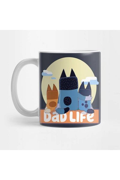 Pixxa Dad Life Bluey Mug Cup