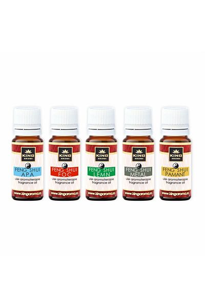 KingAroma Pack of 5 Feng Shui Five Elements aromatherapy scented oils, Kingaroma, 10 ml