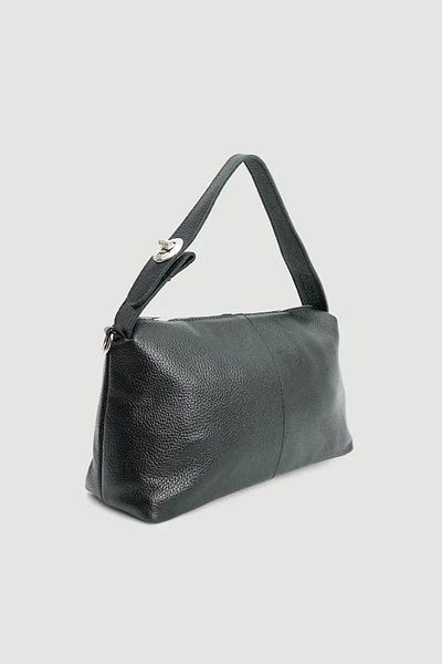 Gusto Soft Leather Bag - Black